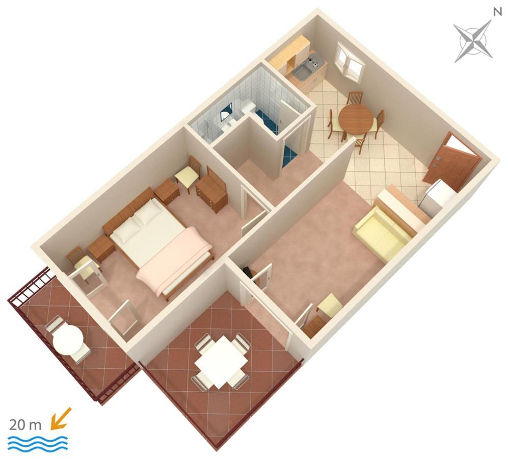 Apartments And Rooms By The Sea Sucuraj, Hvar - 4029 Ngoại thất bức ảnh